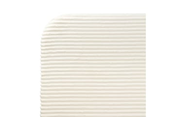 Seng med lamellramme Flayat - Hvit, Svart, 180x200 cm - Møbler - Senger - Sengeramme & sengestamme