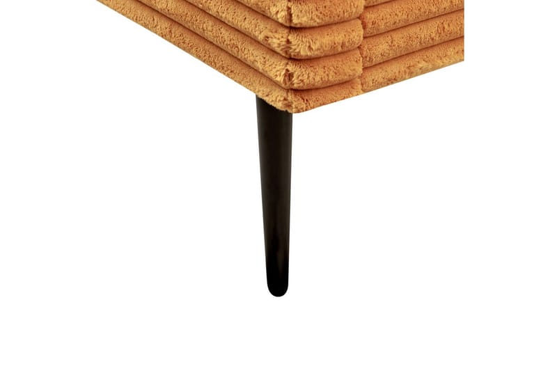 Seng med lamellramme Flayat - Oransje, svart, 140x200 cm - Møbler - Senger - Sengeramme & sengestamme