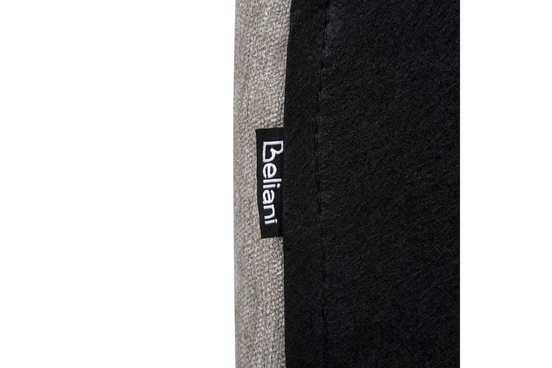 Seng med lamellramme Lavardens - Beige, svart, 160x200 cm - Møbler - Senger - Sengeramme & sengestamme