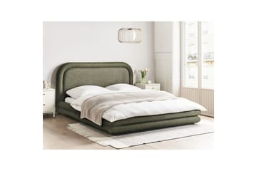 Seng med lamellramme Lavardens - Grønn, Svart, 160x200 cm - Møbler - Senger - Sengeramme & sengestamme