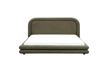 Seng med lamellramme Lavardens - Grønn, Svart, 180x200 cm - Møbler - Senger - Sengeramme & sengestamme