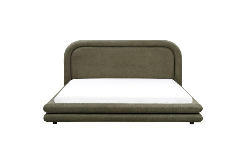 Seng med lamellramme Lavardens - Grønn, Svart, 180x200 cm - Møbler - Senger - Sengeramme & sengestamme