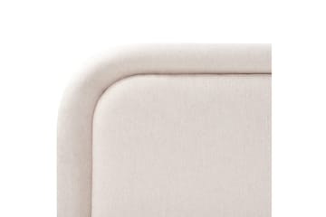 Seng med lamellramme Lavardens - Lys beige, svart, 160x200 cm - Møbler - Senger - Sengeramme & sengestamme