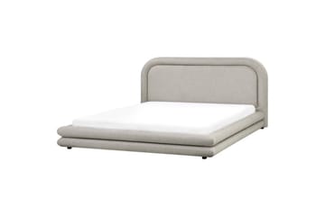 Seng med lamellramme Lavardens - Taupe, svart, 180x200 cm - Møbler - Senger - Sengeramme & sengestamme