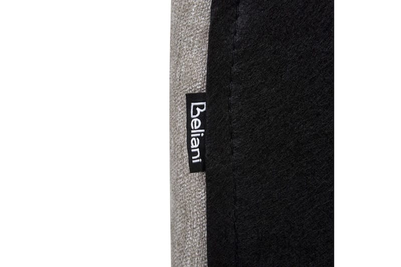 Seng med lamellramme Lavardens - Taupe, svart, 180x200 cm - Møbler - Senger - Sengeramme & sengestamme