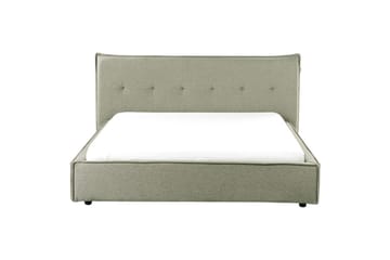 Seng med lamellramme Lestre - Grønn, svart, 160x200 cm - Møbler - Senger - Sengeramme & sengestamme