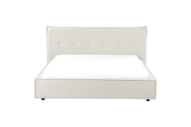 Seng med lamellramme Lestre - Hvit, Svart, 160x200 cm - Møbler - Senger - Sengeramme & sengestamme