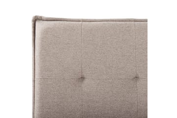 Seng med lamellramme Lestre - Taupe, svart, 160x200 cm - Møbler - Senger - Sengeramme & sengestamme