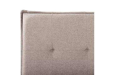 Seng med lamellramme Lestre - Taupe, svart, 160x200 cm - Møbler - Senger - Sengeramme & sengestamme