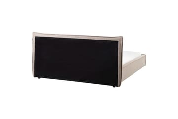 Seng med lamellramme Lestre - Taupe, svart, 160x200 cm - Møbler - Senger - Sengeramme & sengestamme