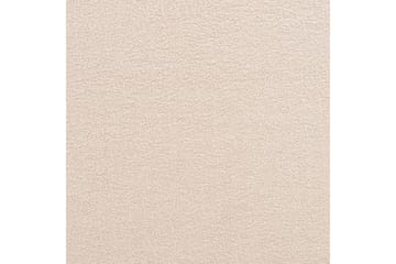 Seng med lamellramme Limanton - Beige, lyst tre, svart/bouclé, Beige, lyst tre, svart/Bouclé, 140x200 cm - Møbler - Senger - Sengeramme & sengestamme