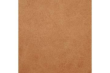 Seng med lamellramme Limanton - Brun, lyst tre, svart/kunstlær, Brun, lys tre, svart/Kunstskinn, 140x200 cm - Møbler - Senger - Sengeramme & sengestamme