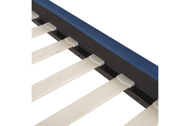 Seng med lamellramme Limoux - Blå, 140x200 cm - Møbler - Senger - Sengeramme & sengestamme