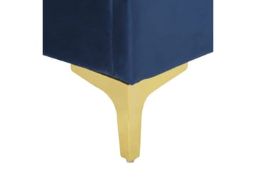 Seng med lamellramme Limoux - Blå, 160x200 cm - Møbler - Senger - Sengeramme & sengestamme