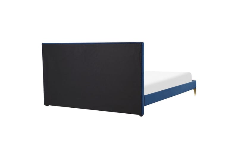 Seng med lamellramme Limoux - Blå, 160x200 cm - Møbler - Senger - Sengeramme & sengestamme