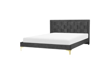 Seng med lamellramme Limoux - Svart, 160x200 cm - Møbler - Senger - Sengeramme & sengestamme