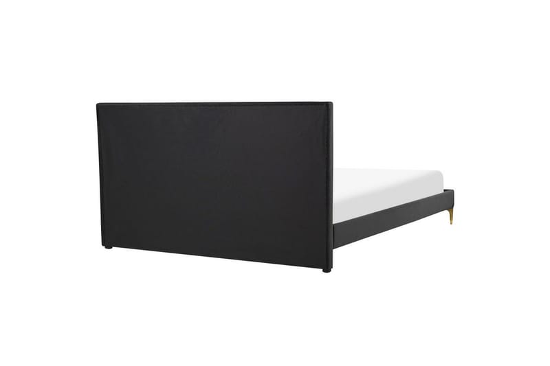 Seng med lamellramme Limoux - Svart, 160x200 cm - Møbler - Senger - Sengeramme & sengestamme
