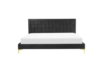 Seng med lamellramme Limoux - Svart, 180x200 cm - Møbler - Senger - Sengeramme & sengestamme