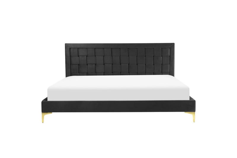 Seng med lamellramme Limoux - Svart, 180x200 cm - Møbler - Senger - Sengeramme & sengestamme