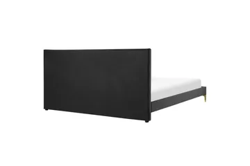 Seng med lamellramme Limoux - Svart, 180x200 cm - Møbler - Senger - Sengeramme & sengestamme