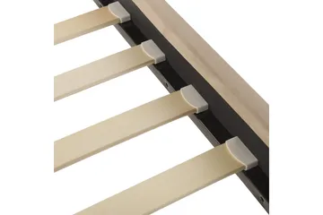 Seng med lamellramme Limoux - Taupe, 140x200 cm - Møbler - Senger - Sengeramme & sengestamme