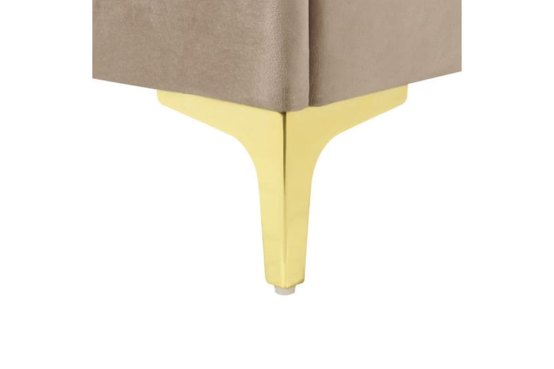 Seng med lamellramme Limoux - Taupe, 160x200 cm - Møbler - Senger - Sengeramme & sengestamme