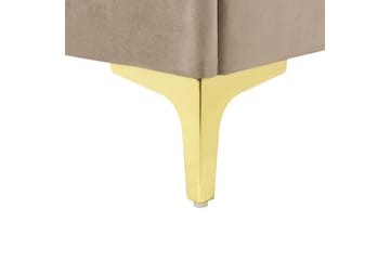 Seng med lamellramme Limoux - Taupe, 180x200 cm - Møbler - Senger - Sengeramme & sengestamme