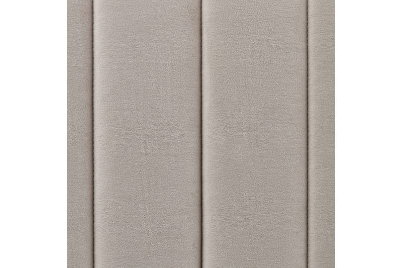 Seng med lamellramme Lunan - Grå/Fløyel, Grå/fløyel, 140x200 cm - Møbler - Senger - Sengeramme & sengestamme
