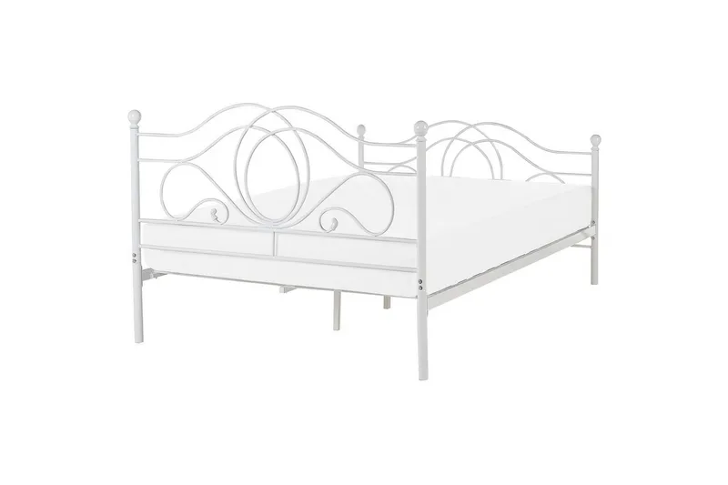 Seng med lamellramme Lyra - Hvit - Møbler - Senger - Sengeramme & sengestamme