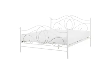 Seng med lamellramme Lyra - Hvit - Møbler - Senger - Sengeramme & sengestamme