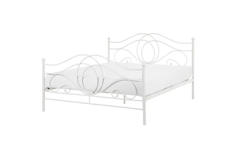 Seng med lamellramme Lyra - Hvit - Møbler - Senger - Sengeramme & sengestamme