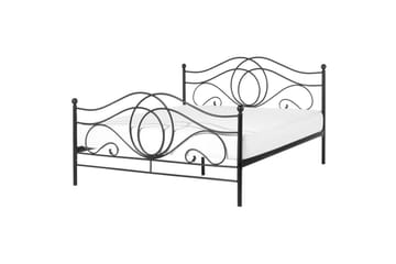 Seng med lamellramme Lyra - Svart - Møbler - Senger - Sengeramme & sengestamme