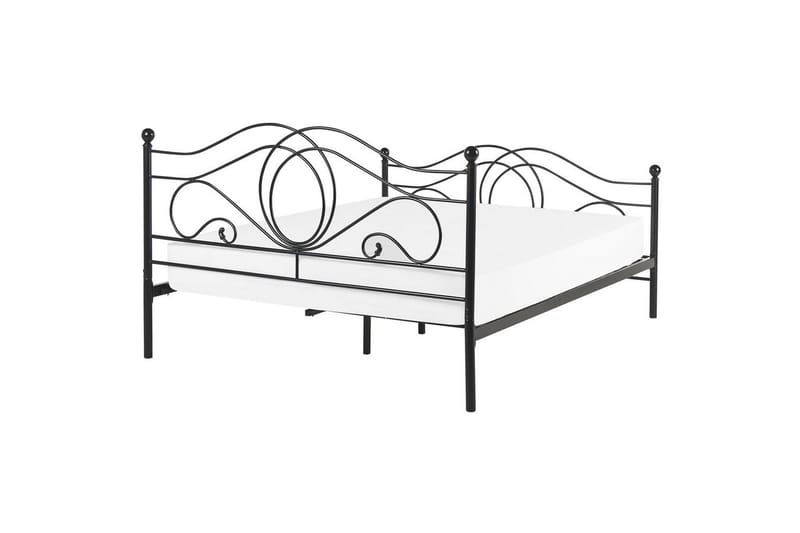 Seng med lamellramme Lyra - Svart - Møbler - Senger - Sengeramme & sengestamme