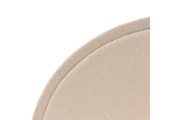 Seng med lamellramme Margut - Beige/Bouclé, 160x200 cm - Møbler - Senger - Sengeramme & sengestamme