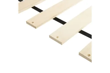 Seng med lamellramme Margut - Beige/Bouclé, 160x200 cm - Møbler - Senger - Sengeramme & sengestamme