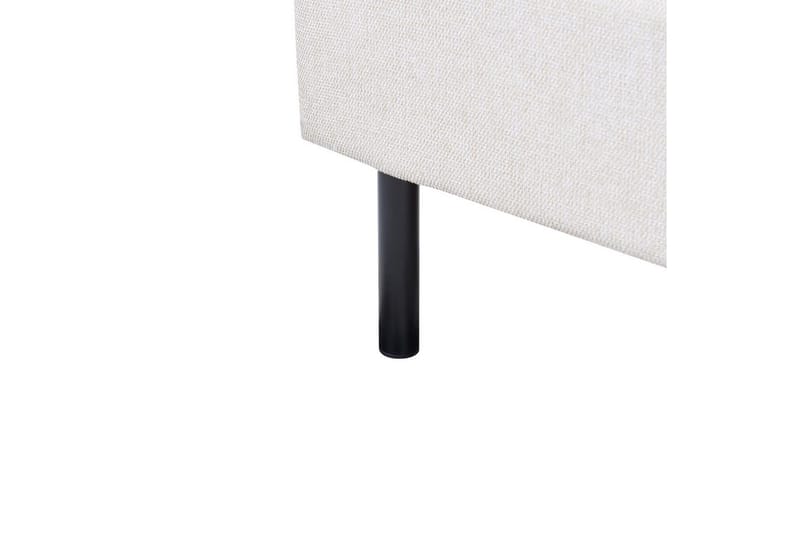 Seng med lamellramme Margut - Beige/Polyester, 160x200 cm - Møbler - Senger - Sengeramme & sengestamme