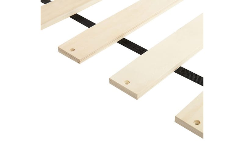 Seng med lamellramme Margut - Beige/Polyester, 160x200 cm - Møbler - Senger - Sengeramme & sengestamme