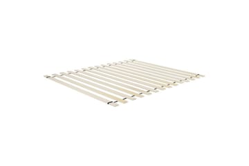 Seng med lamellramme Margut - Beige/Polyester, 160x200 cm - Møbler - Senger - Sengeramme & sengestamme