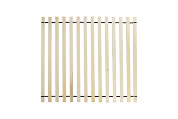 Seng med lamellramme Margut - Beige/Polyester, 160x200 cm - Møbler - Senger - Sengeramme & sengestamme