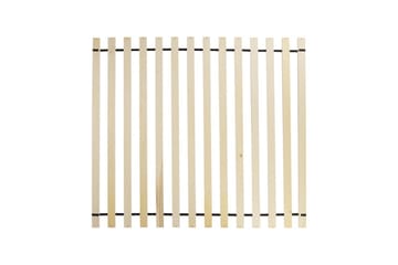 Seng med lamellramme Margut - Beige/Polyester, 160x200 cm - Møbler - Senger - Sengeramme & sengestamme