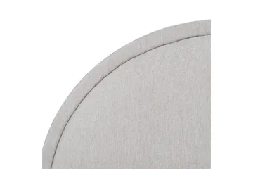 Seng med lamellramme Margut - Grå/Polyester, Grå/polyester, 160x200 cm - Møbler - Senger - Sengeramme & sengestamme