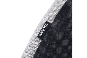 Seng med lamellramme Margut - Grå/Polyester, Grå/polyester, 160x200 cm - Møbler - Senger - Sengeramme & sengestamme