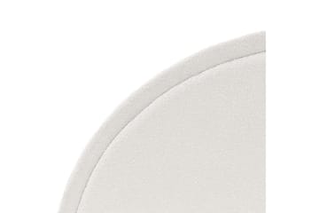 Seng med lamellramme Margut - Hvit/Bouclé, 180x200 cm - Møbler - Senger - Sengeramme & sengestamme