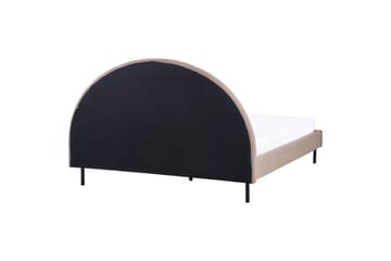 Seng med lamellramme Margut - Taupe/Bouclé, 160x200 cm - Møbler - Senger - Sengeramme & sengestamme