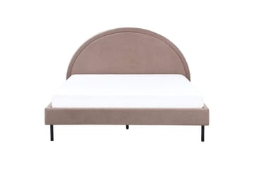 Seng med lamellramme Margut - Taupe/Bouclé, 160x200 cm - Møbler - Senger - Sengeramme & sengestamme