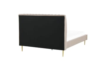Seng med lamellramme Marville - Beige, 140x200 cm - Møbler - Senger - Sengeramme & sengestamme