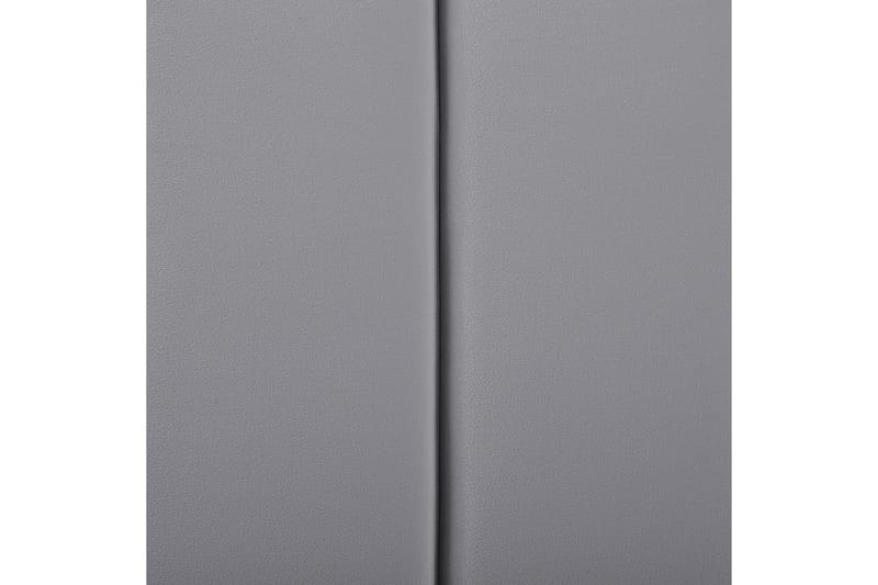 Seng med lamellramme Marville - Grå, Gull, Grå, gull, 140x200 cm - Møbler - Senger - Sengeramme & sengestamme