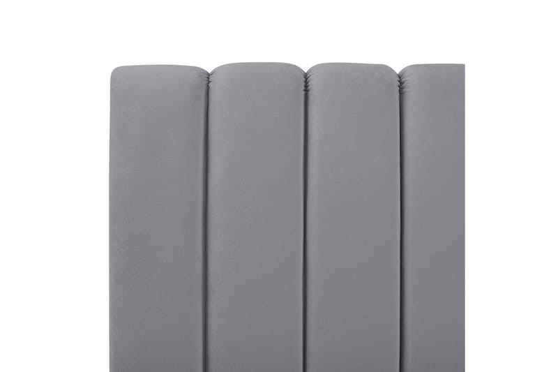 Seng med lamellramme Marville - Grå, Gull, Grå, gull, 140x200 cm - Møbler - Senger - Sengeramme & sengestamme