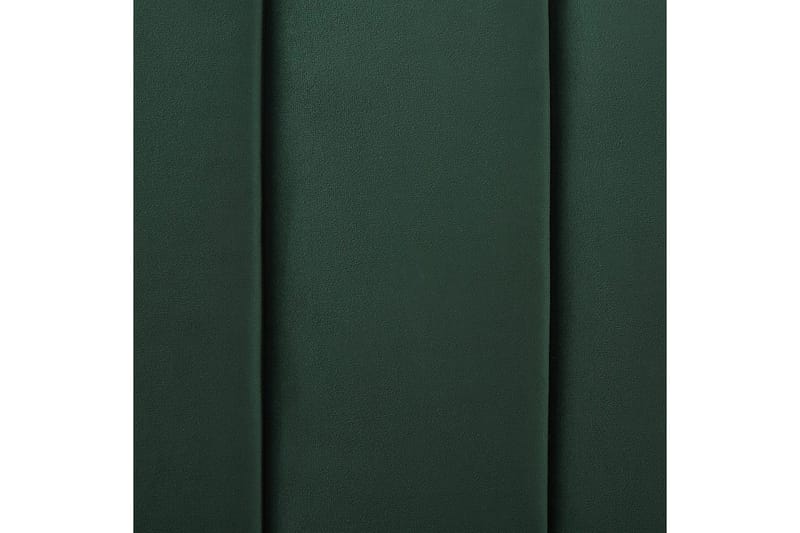 Seng med lamellramme Marville - Grønn, gull, Grønn, Gull, 160x200 cm - Møbler - Senger - Sengeramme & sengestamme