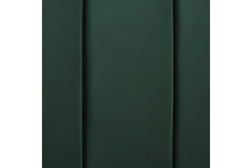 Seng med lamellramme Marville - Grønn, gull, Grønn, Gull, 180x200 cm - Møbler - Senger - Sengeramme & sengestamme